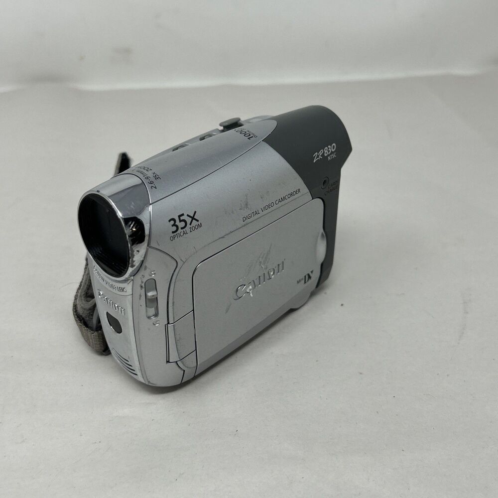 Canon ZR830 Digital MiniDV Video Camera Camcorder (No Charger) Read